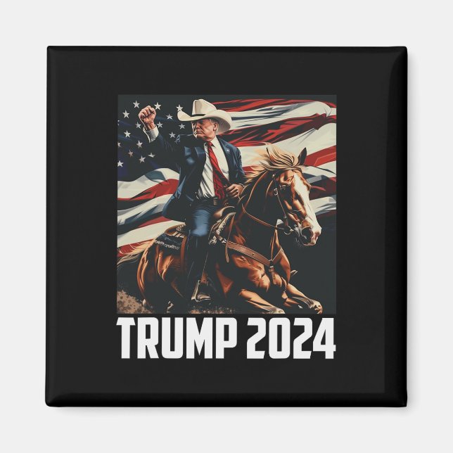 Imán 2024 4 de julio América patriótica Día de la Indep (Frente)