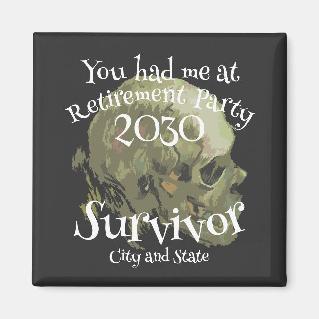 Imán 2024 Cena De Cocktail Soiree Tema Del Vino (Frente)