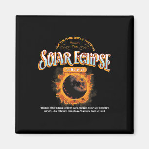Imán 2024 Eclipse Solar Total 8 De Abril Ruta Del Eclip