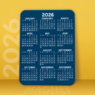 Imán 2024 Full Year View Calendar - Basic Minimal