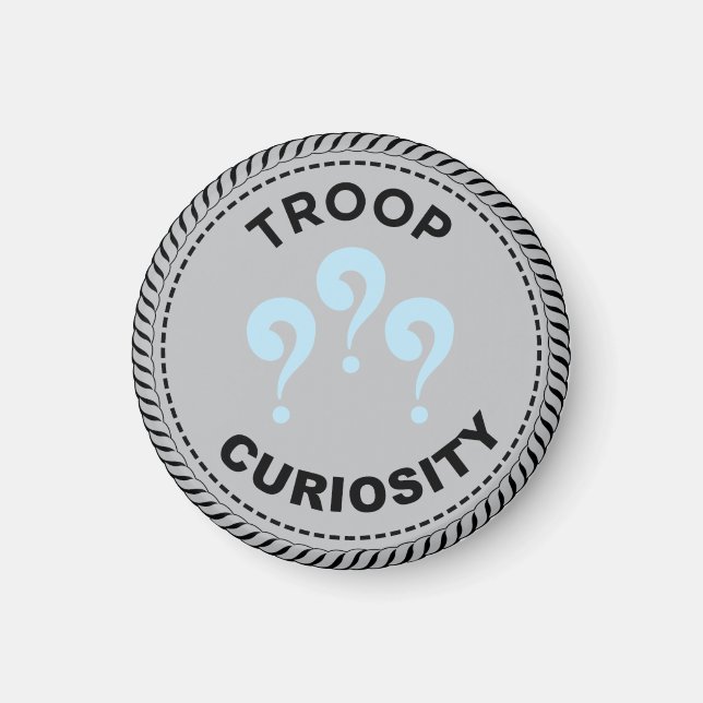 Imán 2024 IGGPPCamp Troop Pride Questions Magnet (Frente)
