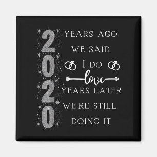 Imán 20 años de aniversario de bodas. Dijimos Sí, Acept