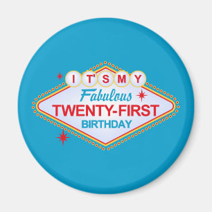 Imán 21ro cumpleaños de Las Vegas