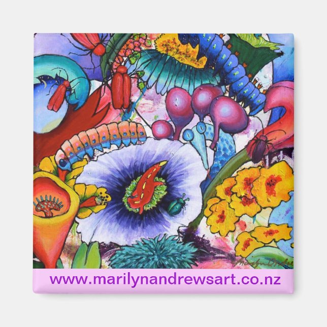 Imán 2240 Tenemos Criaturas En Nuestro Magnet De Jardín (Frente)