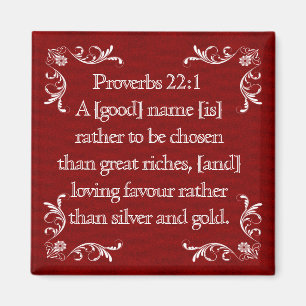 Imán 22:1 de los PROVERBIOS