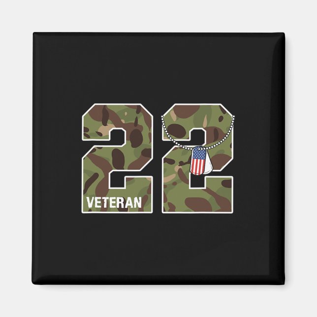 Imán 22 A Day Ptsd Cita Prevención De Depresión Ejércit (Frente)