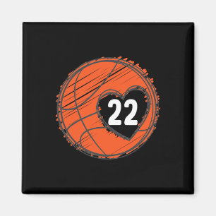 Imán #22 Número 22 - Gráfico de Bysketbyll Diciendo Byl