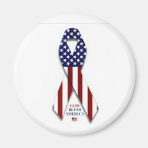 Imán 2300-5004_b~Posters U-S-Flag-Ribbon