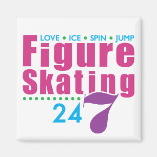 Imán 24/7 patinaje artístico