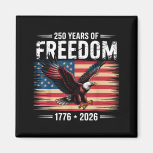 Imán 250º Aniversario Americano 2026 Años De Libertad
