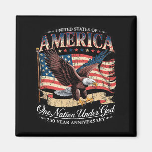 Imán 250º Aniversario De La Nación Estados Unidos Bajo