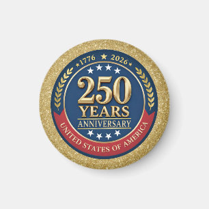 Imán 250º Aniversario USA Patriótico 1776–2026