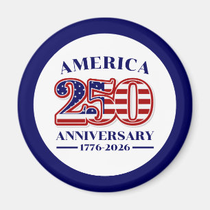 Imán 250º Aniversario USA Patriótico 1776–2026