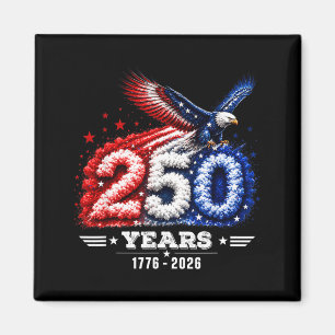 Imán 250º Aniversario Usa Patriótico 250 Años