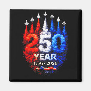 Imán 250º Aniversario USA Patriótico 250 Años Americano