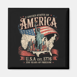 Imán 250.º Aniversario De América EE. UU. Est 1776-2026