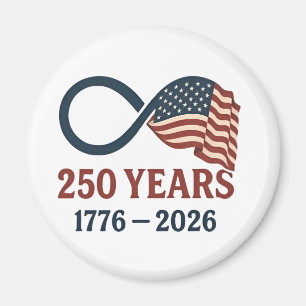 Imán 250 Aniversario 1776-2026 Estados Unidos Patriótic