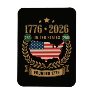 Imán 250 Aniversario Estados Unidos de América 250 EE. 