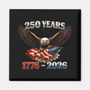 Imán 250 Aniversario Usa Águila Patriótica 250º Día de 