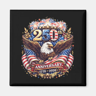 Imán 250 años 1776-2026 250 cumpleaños bandera american
