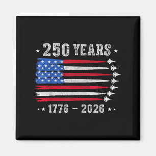 Imán 250 años 1776 2026 Cumpleaños USA para hombres muj