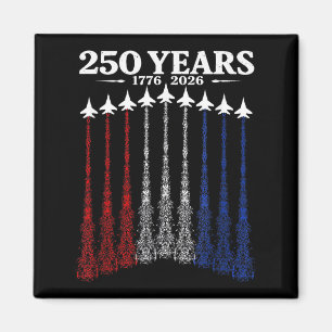 Imán 250 años americano 1776 2026 250 cumpleaños USA