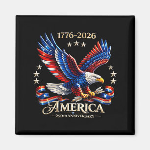 Imán 250 años americano 250 aniversario 4 de julio