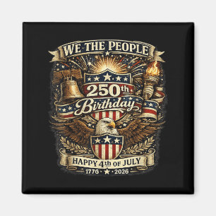 Imán 250 años Aniversario 250 de Estados Unidos Bandera