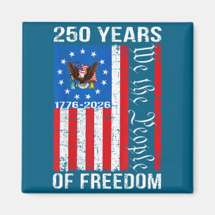 Imán 250 años aniversario americano 250º bandera de EE.
