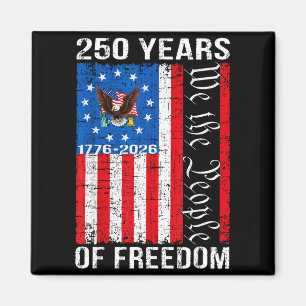Imán 250 años aniversario americano bandera usa 250 ani
