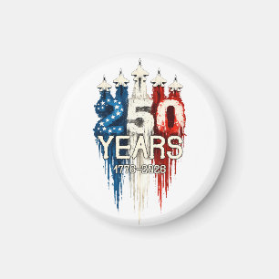 Imán 250 años Bandera Americana Aniversario 250