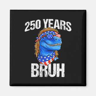 Imán 250 Años Bruh 4 De Julio Trex Dinosaurio 250 Anive