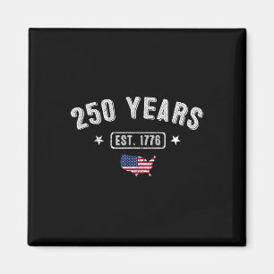 Imán 250 años de América Aniversario1776 250º cumpleaño