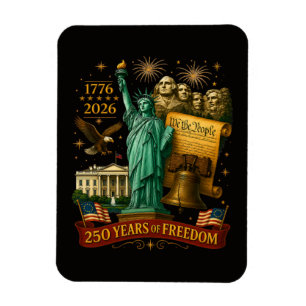 Imán 250 años de libertad estadounidense