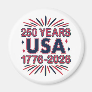 Imán 250 años EE.UU.   1776-2026 Semiquincentenario