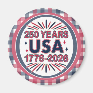Imán 250 años EE.UU.   1776-2026 Semiquincentenario