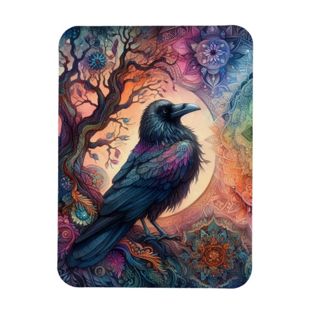 Imán 252 trozos de árbol de cuerdas de la vida Mandala  (Vertical)