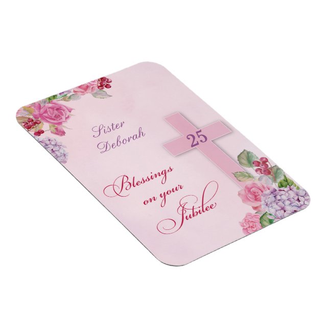 Imán 25° Aniversario de la monja de la Vida Religiosa (Lado Derecho)