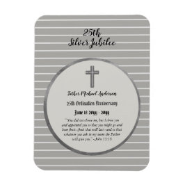 Imán 25° aniversario de la Ordenación Sacerdote de plat