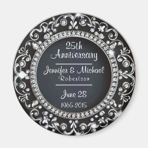 Imán 25° Aniversario del personalizado