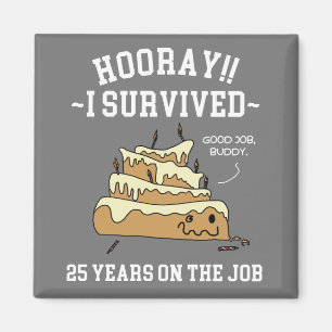 Imán 25 Años en el Trabajo 25º Aniversario Laboral