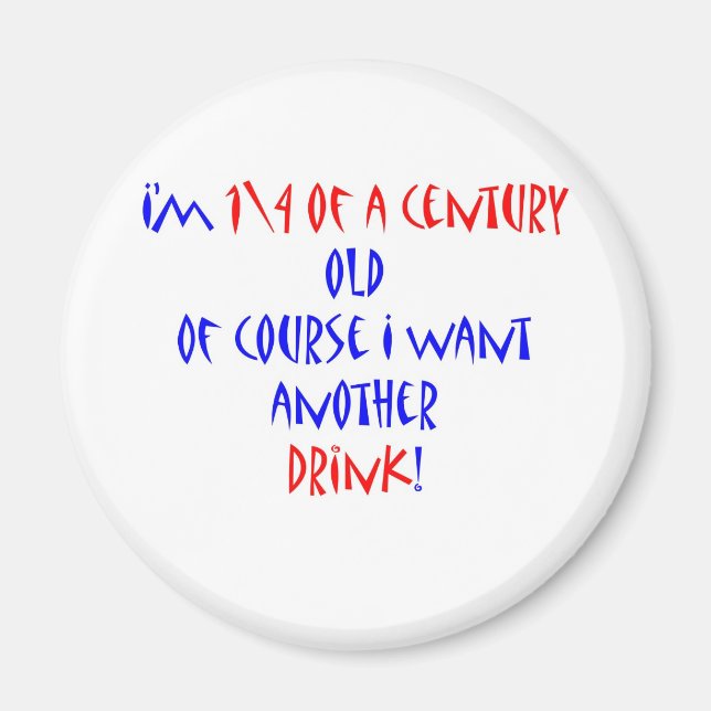 Imán 25 (siglo 1\4) otra bebida (Frente)