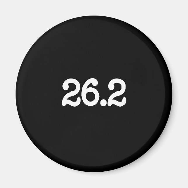 Imán 26.2 Definición de maratón (Frente)