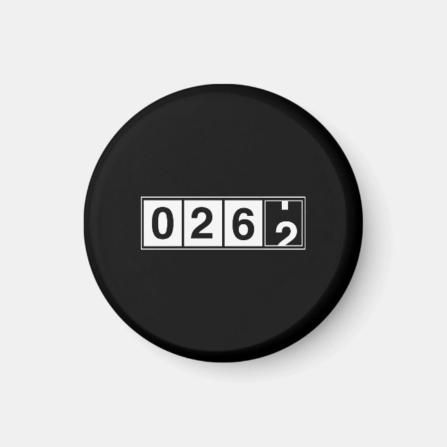 Imán 26,2 Odómetro (Frente)