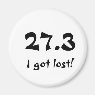 Imán 27,3… ¡Me perdí!