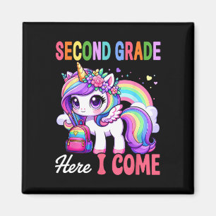 Imán 2.º Grado De Camisetas Para Chicas Unicornio Segun
