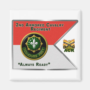 Imán 2.º Guidón del Regimiento de Caballería Armado