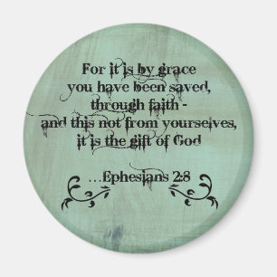 Imán 2:8 cristiano de Ephesians del verso de la biblia