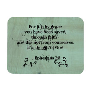 Imán 2:8 de Ephesians del verso de la biblia