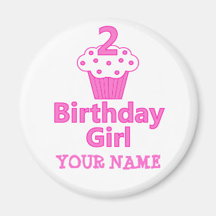 Imán 2 - Chica del cumpleaños - diseño de la magdalen